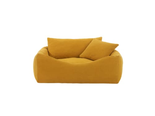 Woofins Small Dog Bed in Ochre