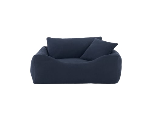 Woofins Small Dog Bed in Dark Blue