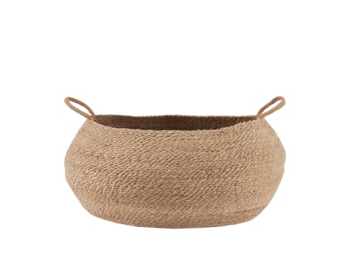 Weavins Jute Storage Basket in Natural