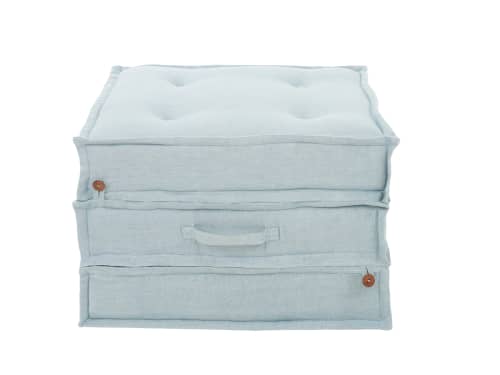 Sleepover Floor Cushion in Light Blue