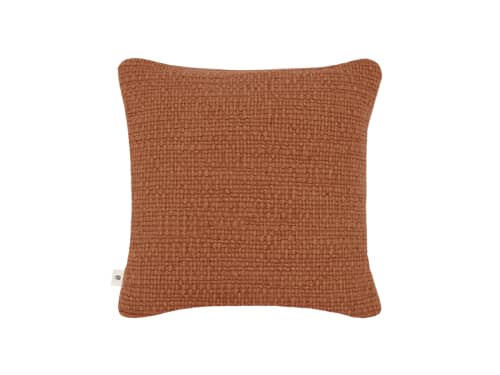 Knitty Wool Cushion 43 x 43 cm in Terracotta