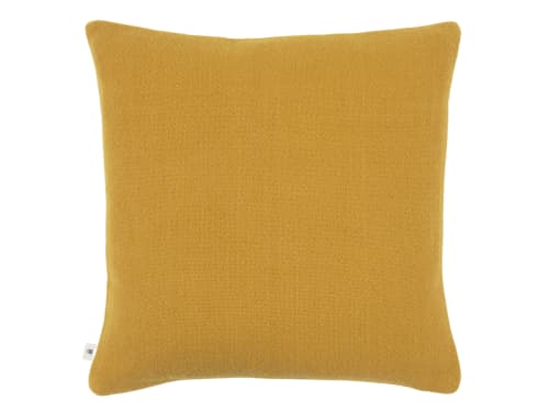 Nuzzler Merino Wool Cushion 60 x 60 cm in Ochre