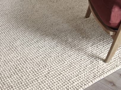Cobbly Wool Rug in Oat