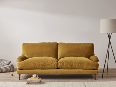 Dawdler Large Sofa in Butterscotch Clever Velvet