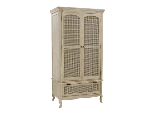 Margot Wardrobe In Whitewashed Oak