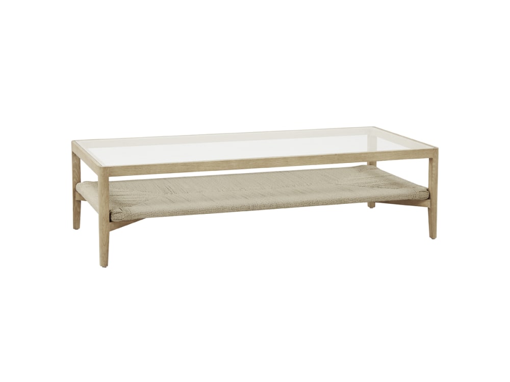 Keepsake Coffee Table in Whitewashed Oak