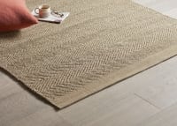 Zigzaggy Jute Rug | Hand Braided Jute Floor Rug | Loaf | Loaf