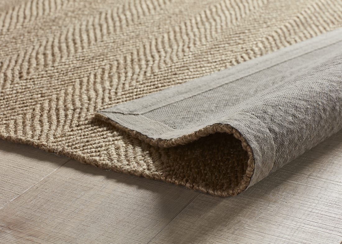 Zigzaggy Jute Rug | Hand Braided Jute Floor Rug | Loaf | Loaf