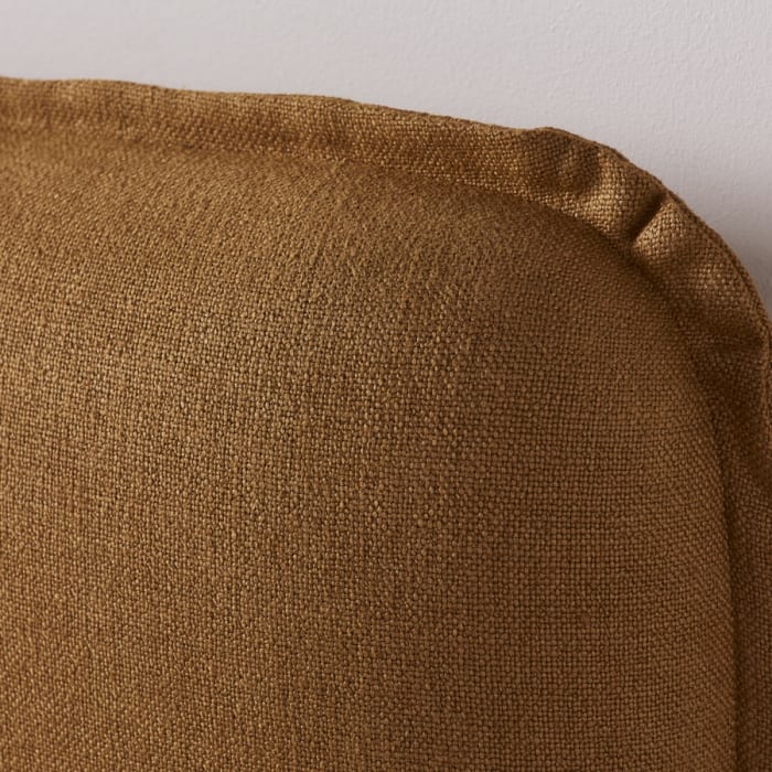 Pillow talker bed in Treacle Tart Yellow Twill