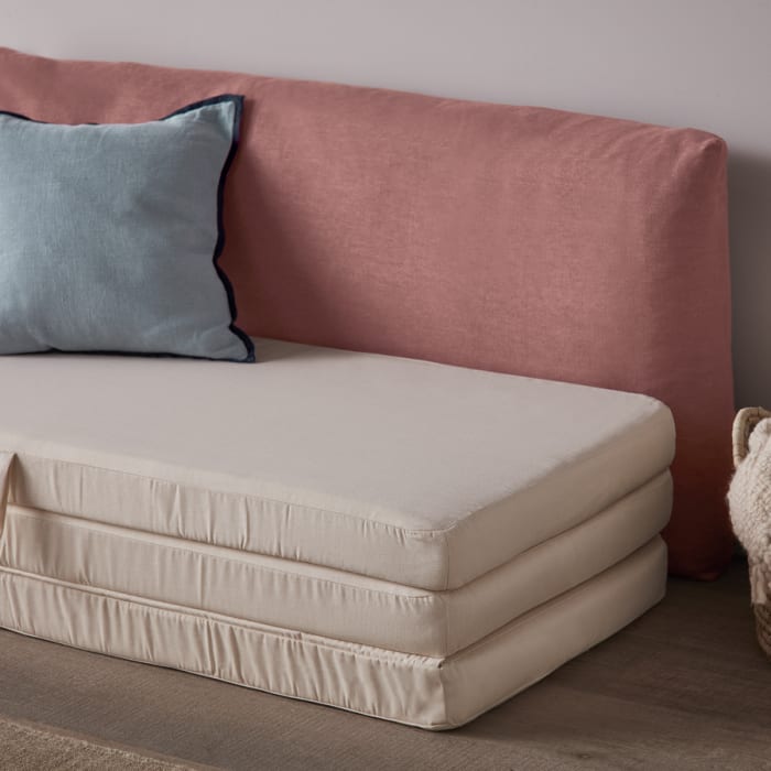 Slumberbox in Jam Sandwich Pink Linen