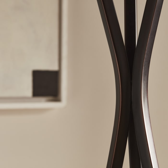 Treble Floor Light in Blackened Bronze