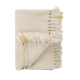 Slubby Knit Blanket in Ochre