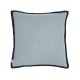 Bordy Edge Linen Cushion 43 x 43 cm in Light Blue