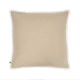 Bordy Edge Linen Cushion 43 x 43 cm in Natural And Chalk
