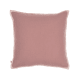 Bordy Edge Linen Cushion 43 x 43 cm in Dark Pink