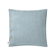 Easy Buttons Linen Cushion - 43 x 43 cm - Pale Blue