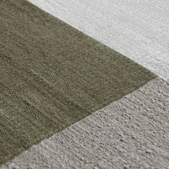 BLOCKY LINEN RUG OLIVE DETAILS 001-cropped
