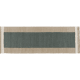 Blocky Linen Runner 80 x 240 cm in Teal