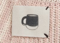 Easy Knit Blanket in Pink