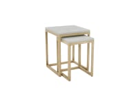 Little Slider Side Table in Whitewashed Oak