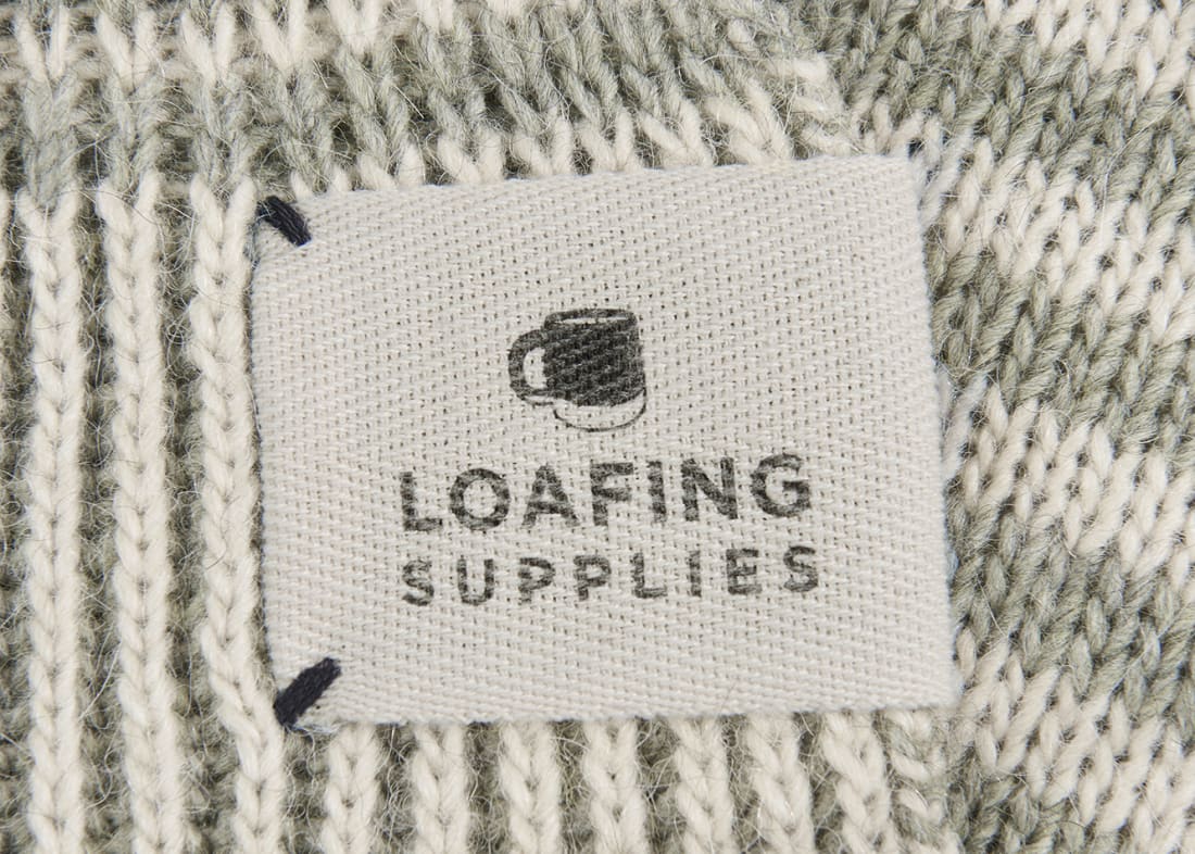 Easy Knit Blanket in Sage