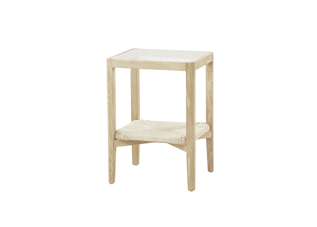 Little Keepsake Side Table In Whitewashed Oak