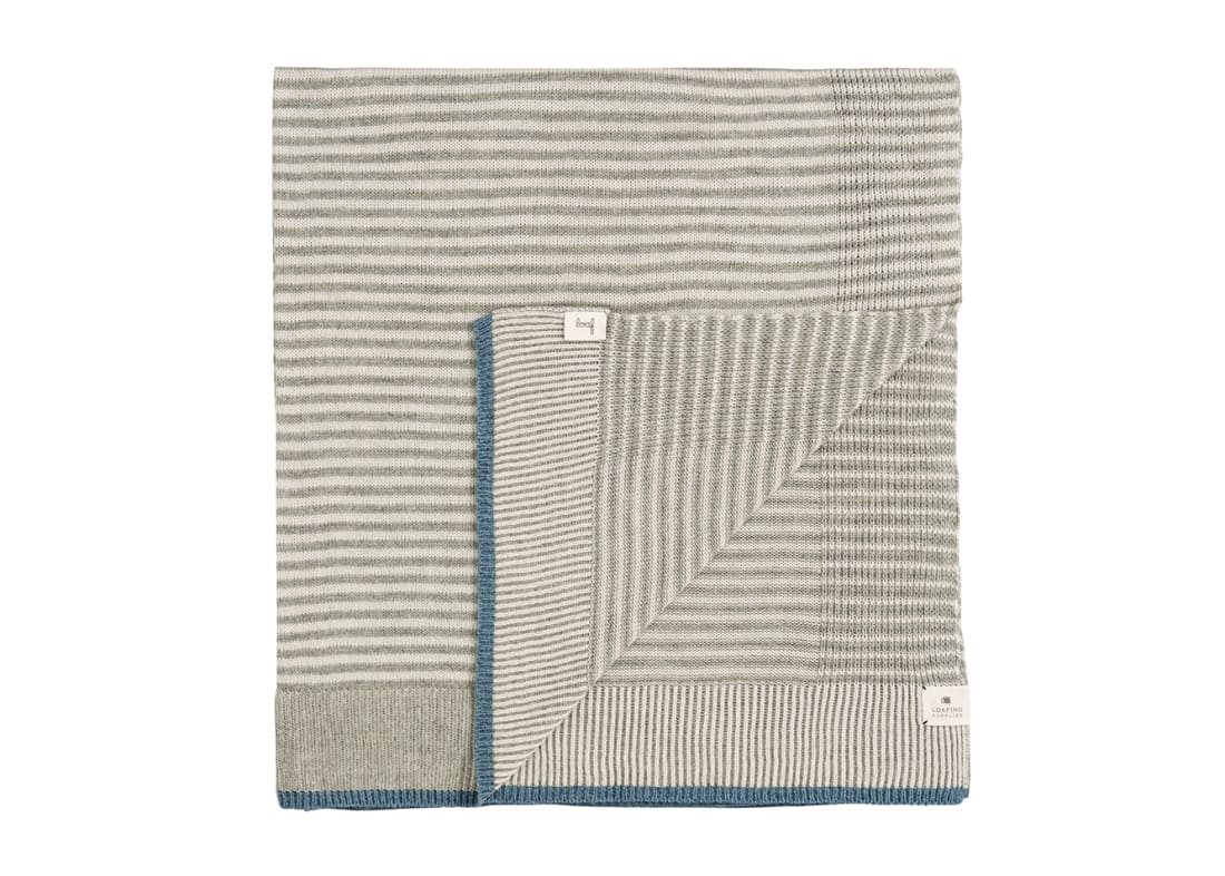 Easy Knit Blanket in Sage