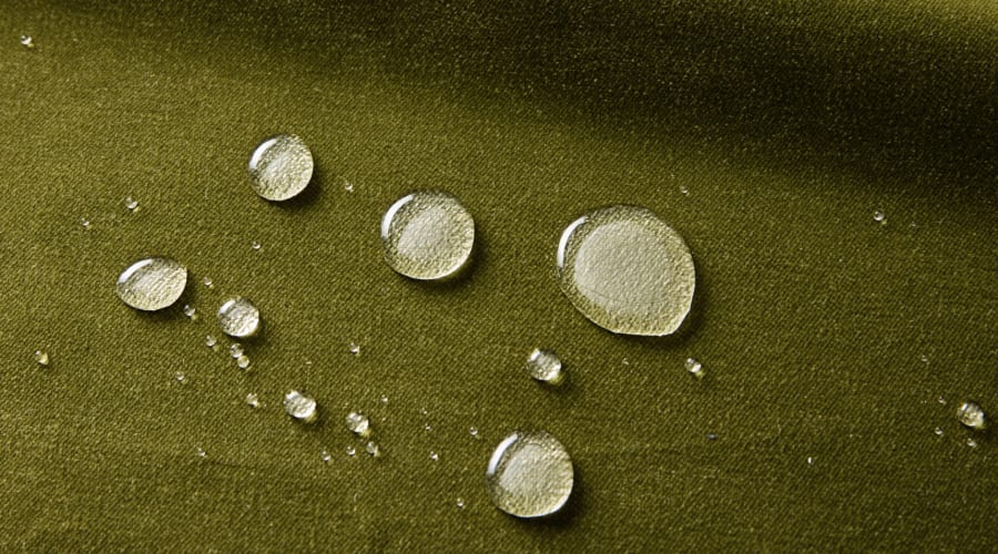 Spillproof fabric page