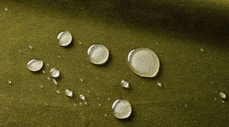 Spillproof fabric page
