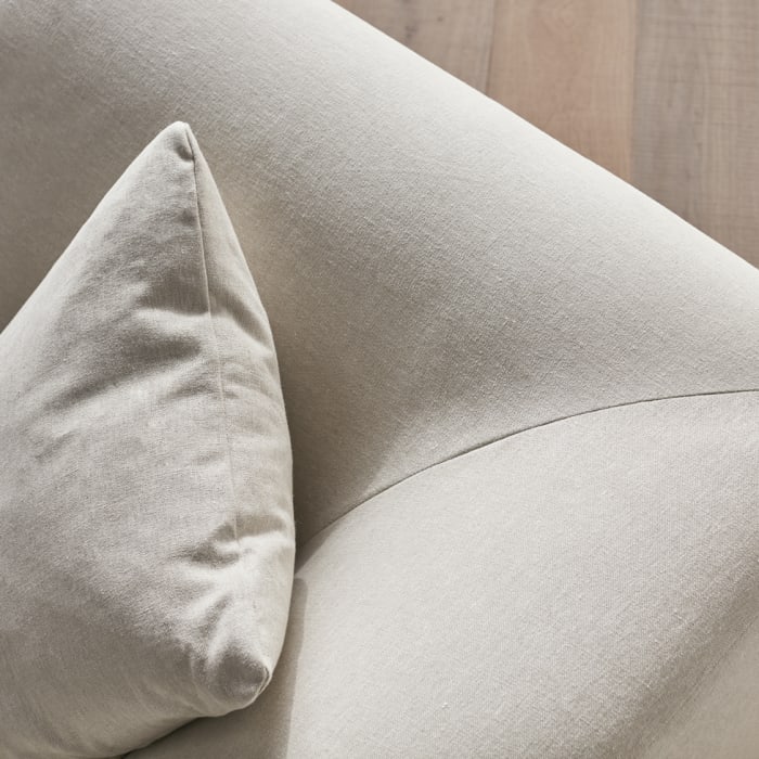 Squishblocks Chaise Sofa in Egg Box Beige Linen