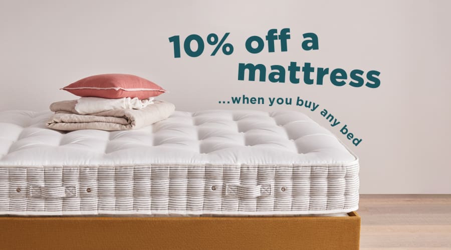 10% off a mattress when you buy a bed