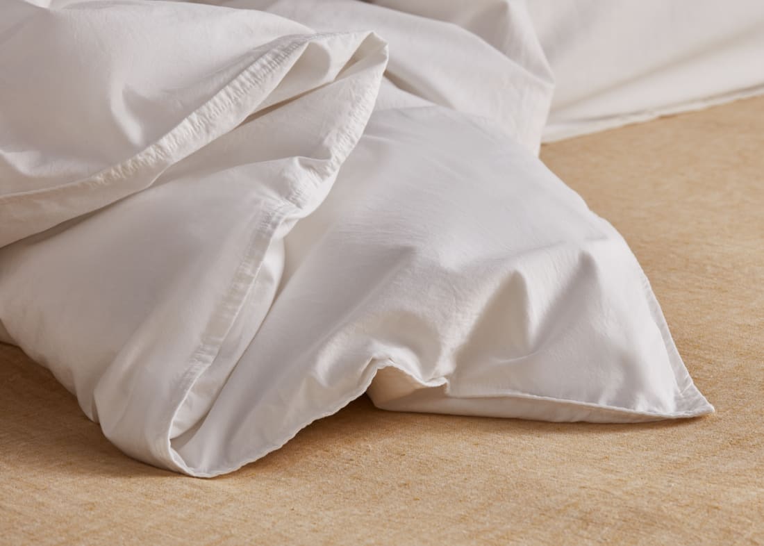 Easy Cotton Duvet Cover Double in Icing Sugar
